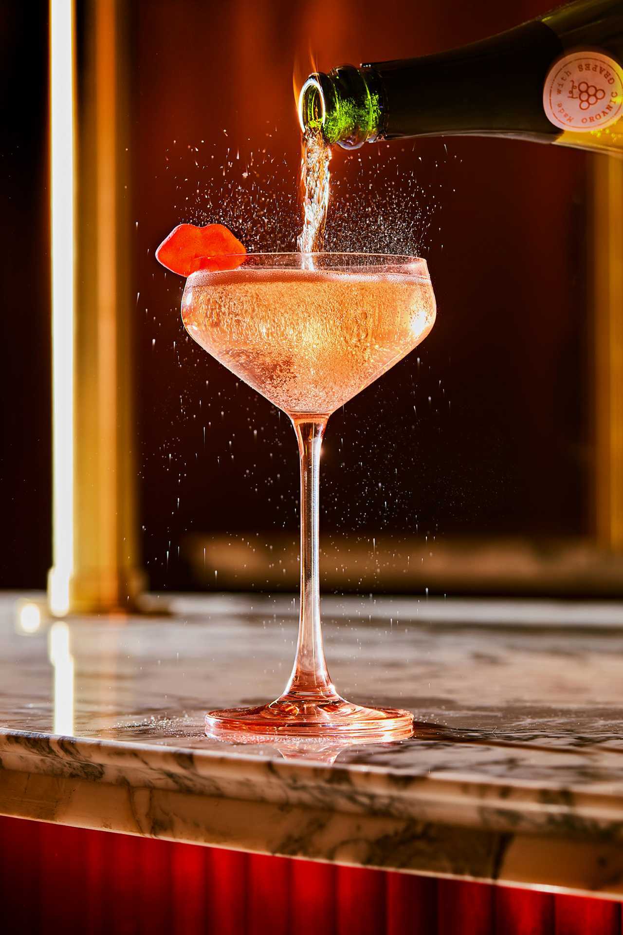 Frenchy Toronto | The Frenchy 75, with Tanqueray, hibiscus, lemon and champagne Frenchy Toronto | The Frenchy 75, with Tanqueray, hibiscus, lemon and champagne