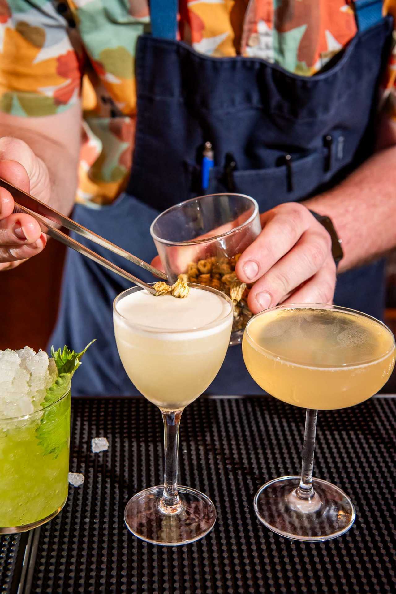 The best bars in Toronto | Garnishing a sour at Lulu Bar