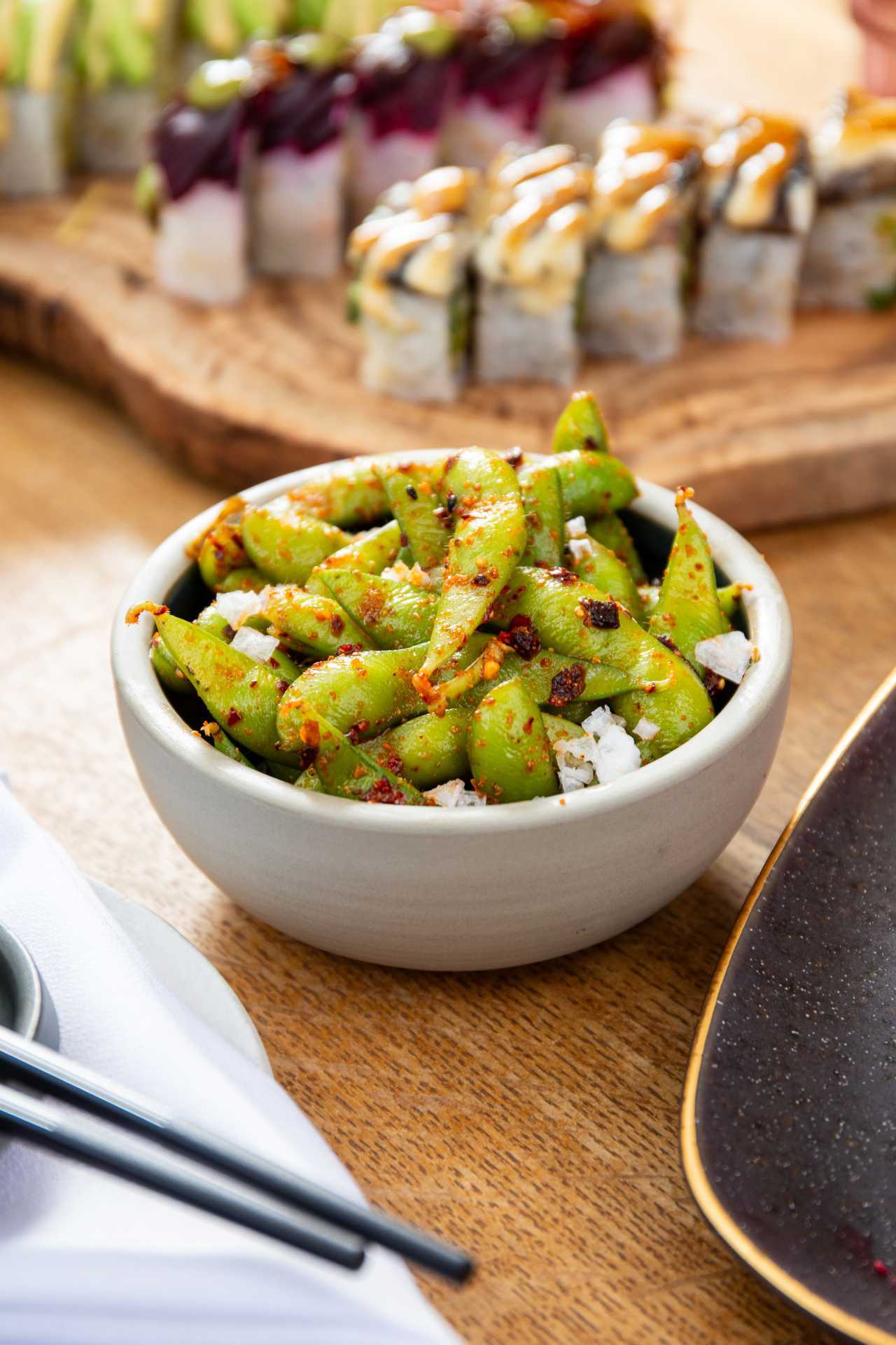 New restaurants Toronto | Edamame at Sushi Momo