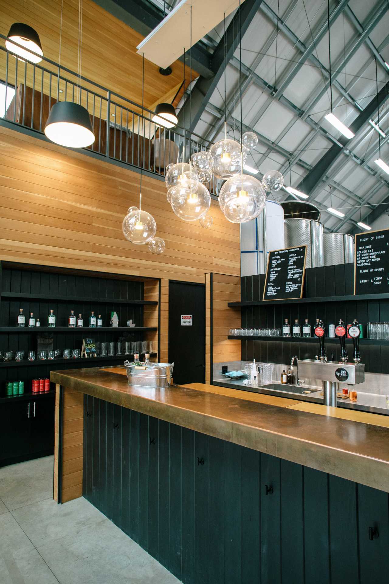 Ontario cider | The bar inside Spy Cider House and Distillery in Clarksburg, Ontario Ontario cider | The bar inside Spy Cider House and Distillery in Clarksburg, Ontario