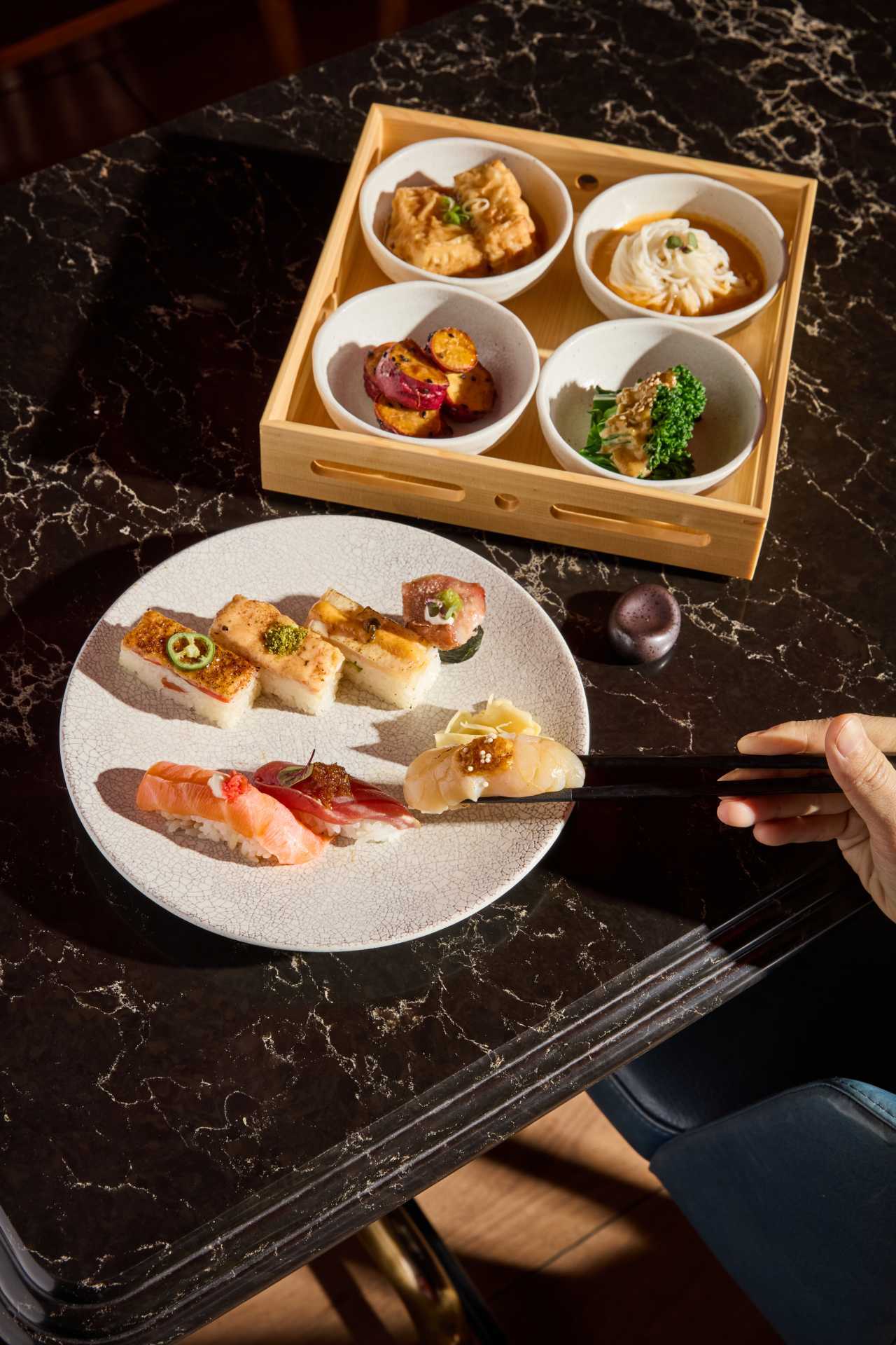 Winterlicious appetizer and main course at Minami