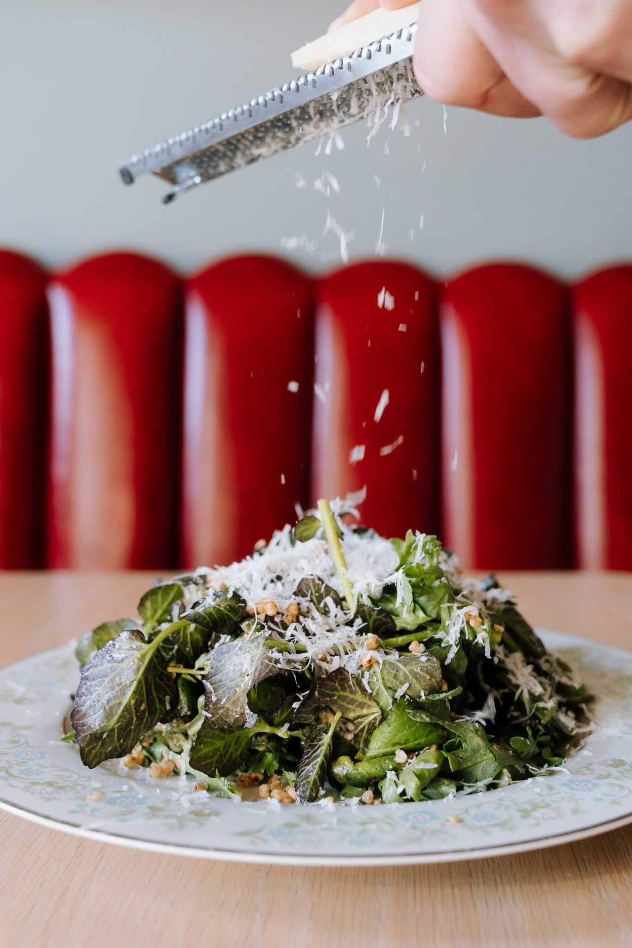 Best new restaurants Toronto | Chrysanthemum Caesar salad at Ayla Upstairs