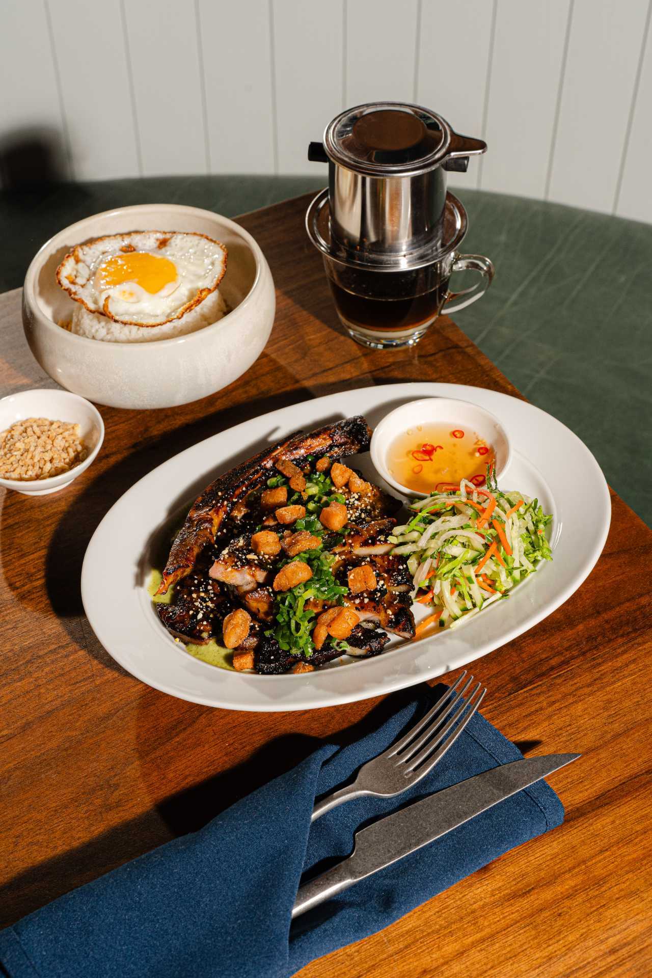 Best new Toronto restaurants | CƠM SƯỜN NƯỚNG - PORK TOMAHAWK ON RICE at The Lunch Lady