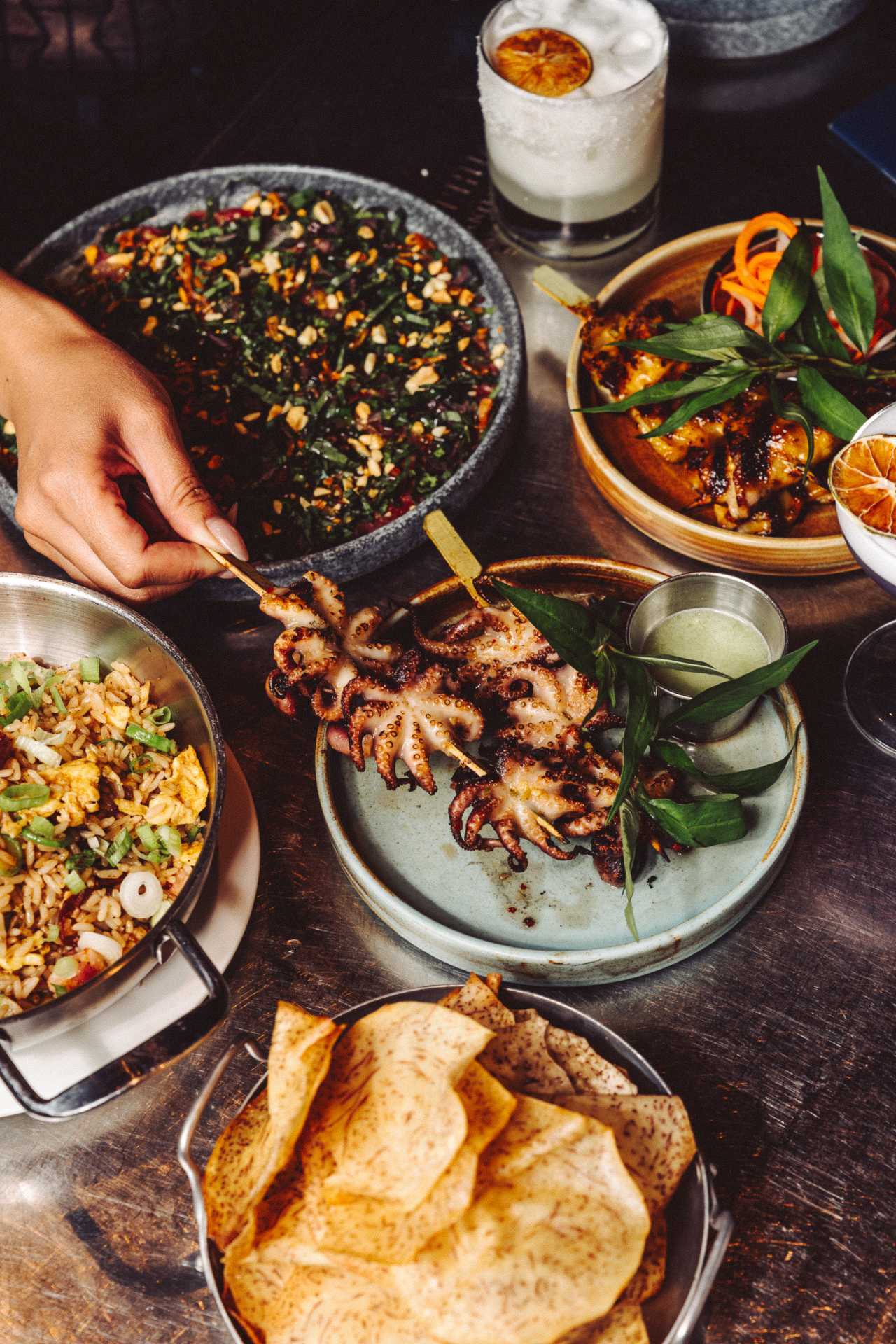 Best new Toronto restaurants | BẠCH TUỘC NƯỚNG SATẾ - OCTOPUS SKEWERS at The Lunch Lady