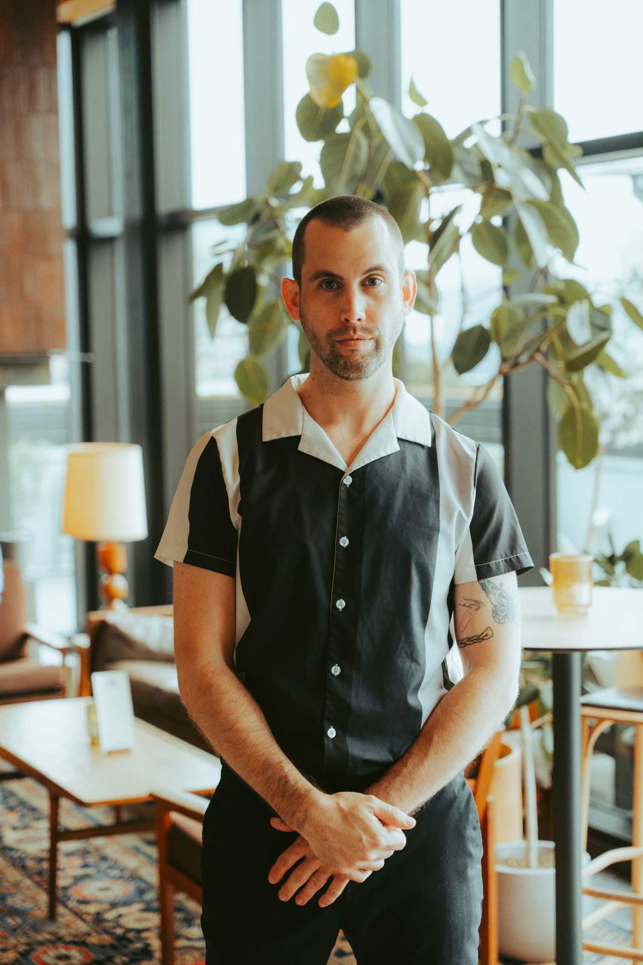 The Ace Hotel bar manager Aaron Hatchell
