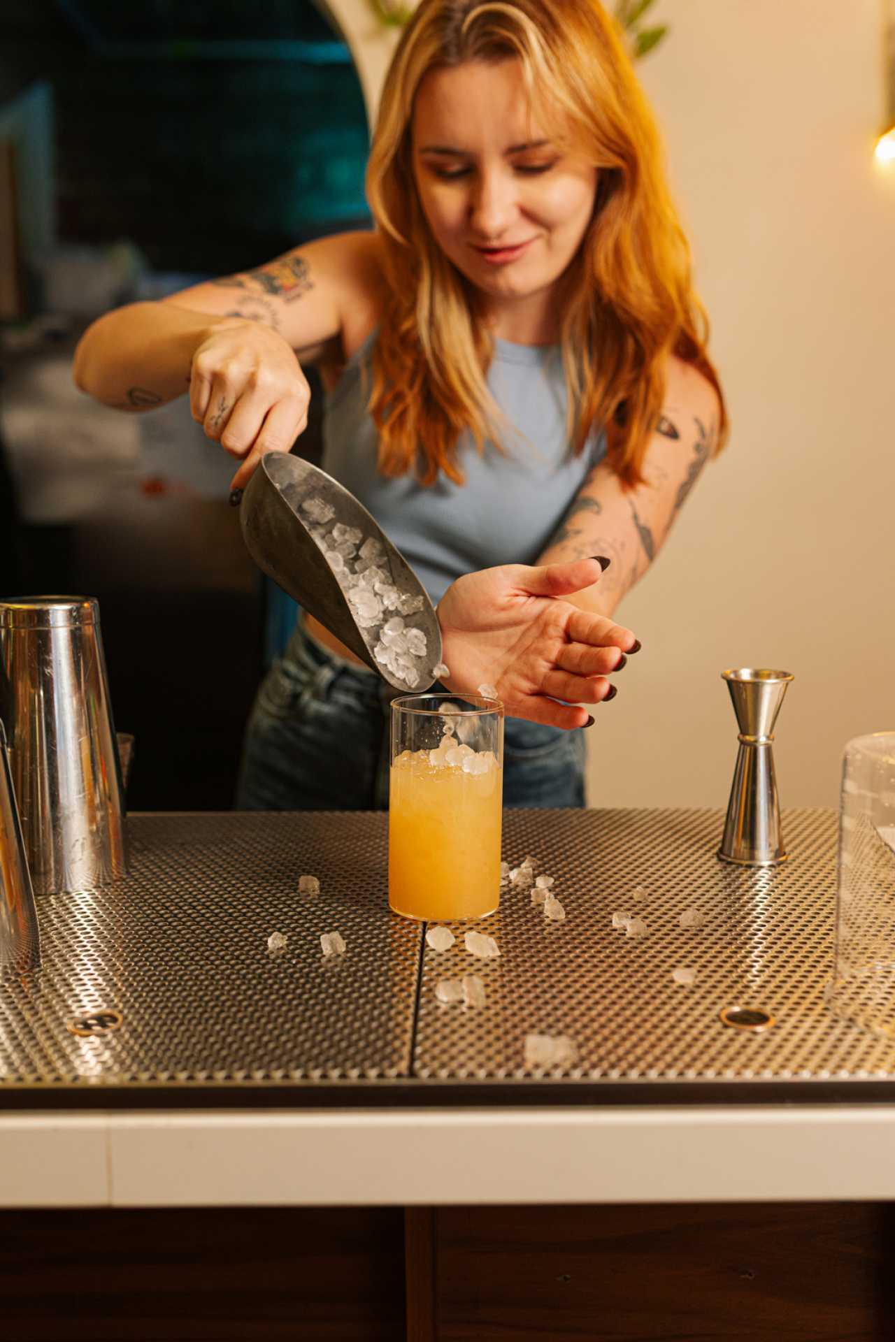The best bars in Toronto | A bartender makes a cocktail at Simpl Things