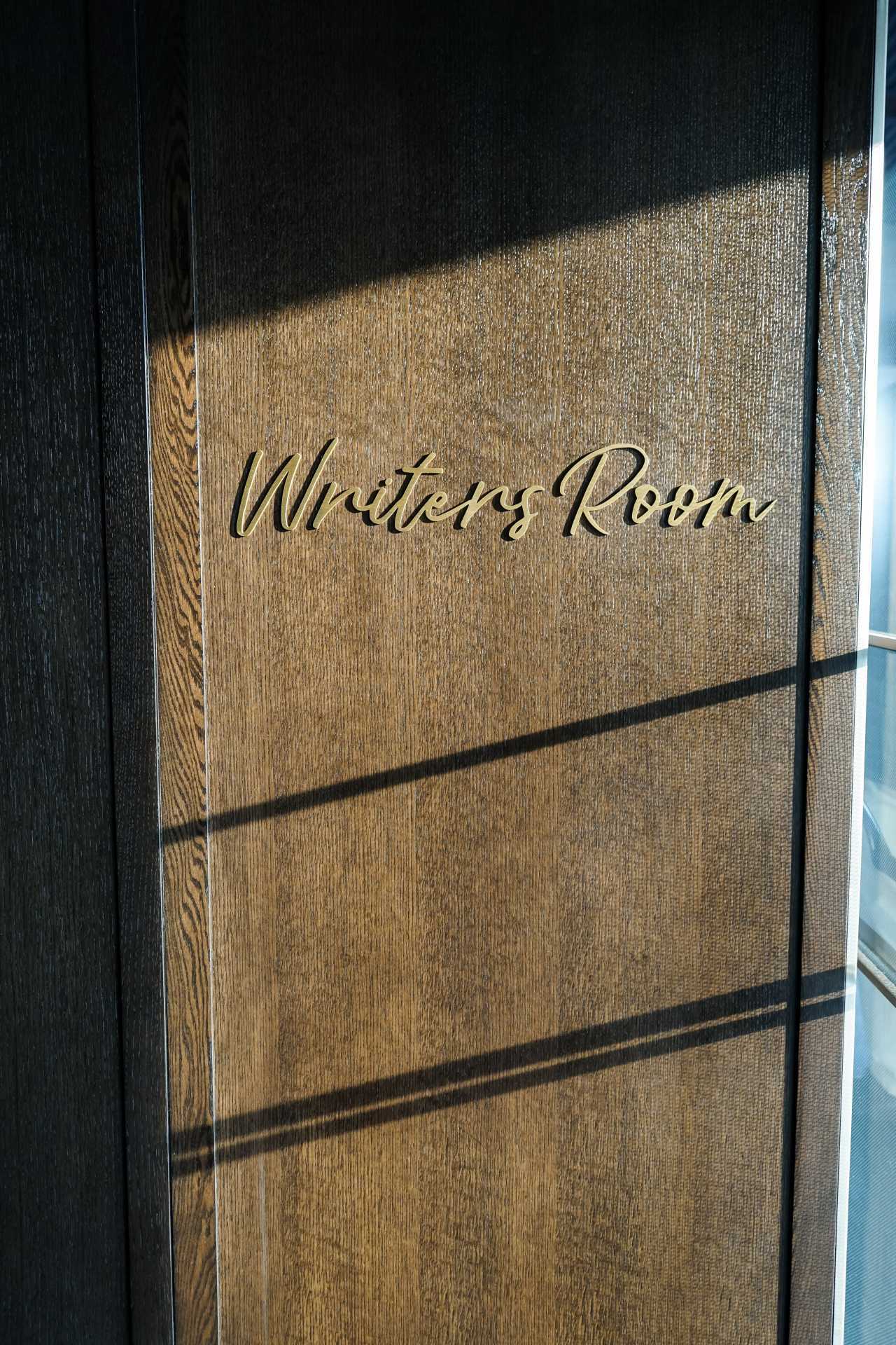 The Writers Room Bar sign