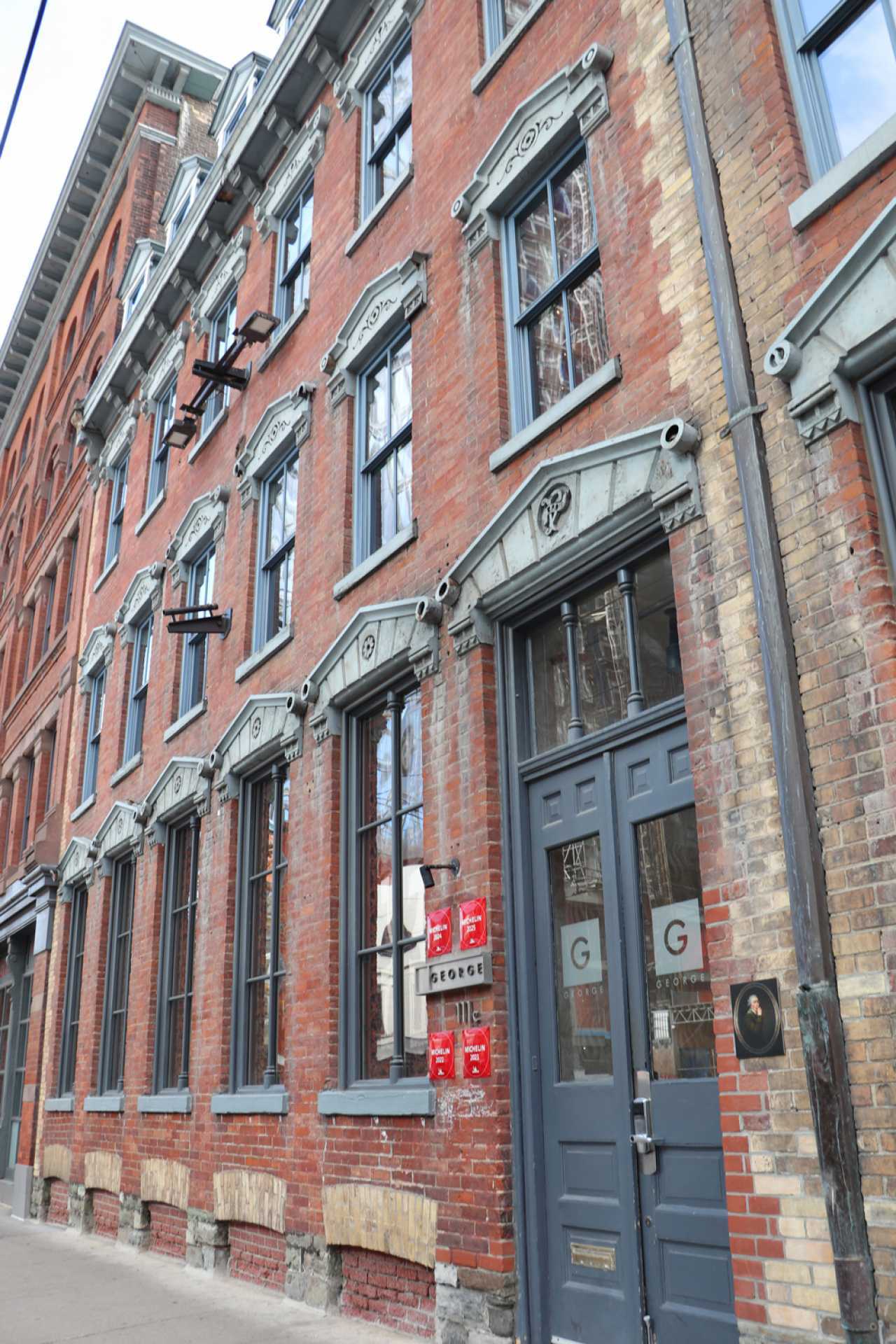 George Restaurant | The exterior of George Restaurant on Queen Street East
