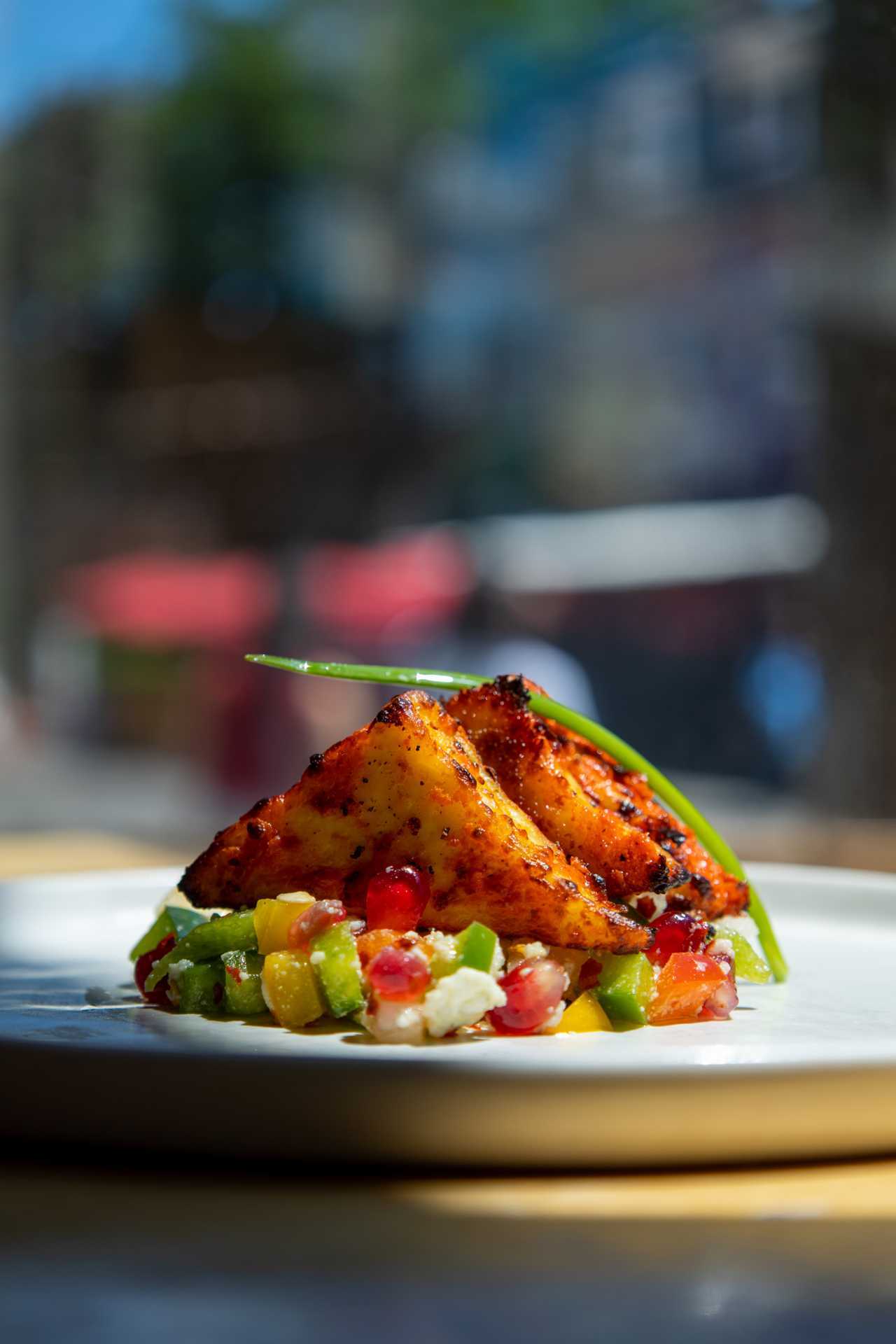Summerlicious Toronto | A Paneer Soola dish on the menu at The Cottage Cheese for Summerlicious Toronto