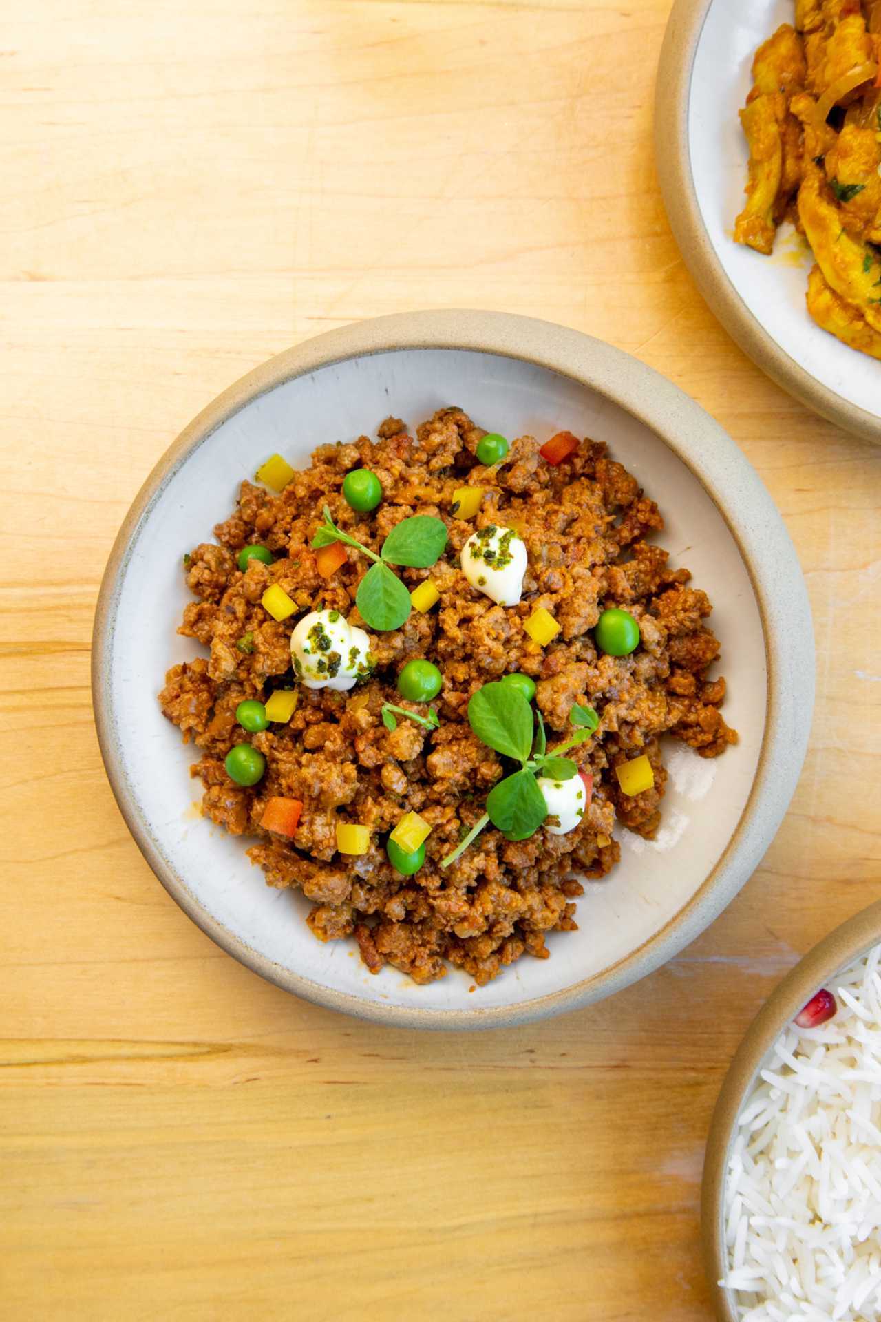 Summerlicious Toronto | The Keema Bhuna (minced lamb) dish on the menu at The Cottage Cheese for Summerlicious Toronto