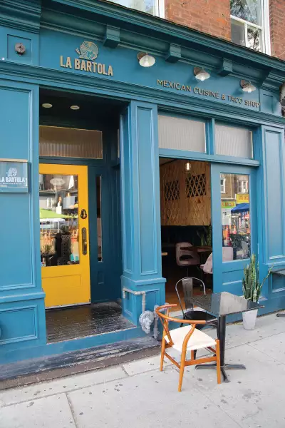 Best restaurants Toronto | The exterior of La Bartola