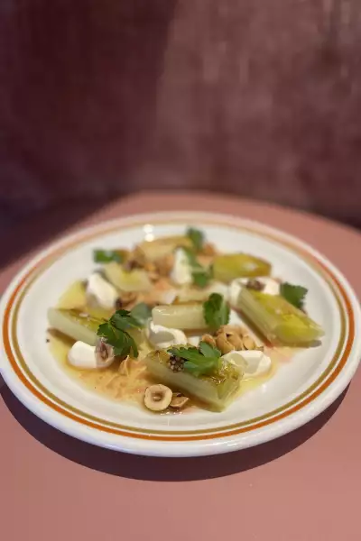 Best new restaurants in Toronto | The Rosebud's take on the poireaux vinaigrette