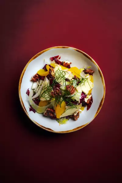A tasty salad at Lisbon Hotel