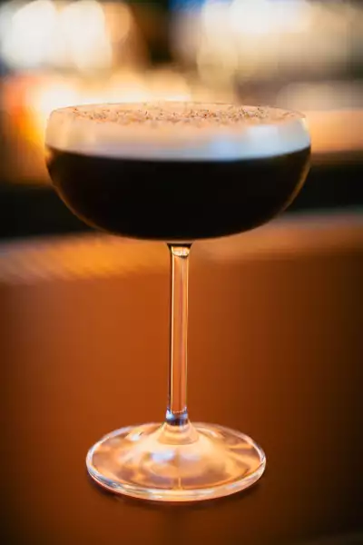 Doc’s Green Door Lounge | An espresso martini, using Sam James beans, at Doc’s Green Door Lounge
