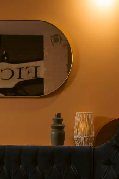 Ficoa tasting menu Toronto | The decor at Ficoa features plenty of muted orange shades to fit the mandarin theme