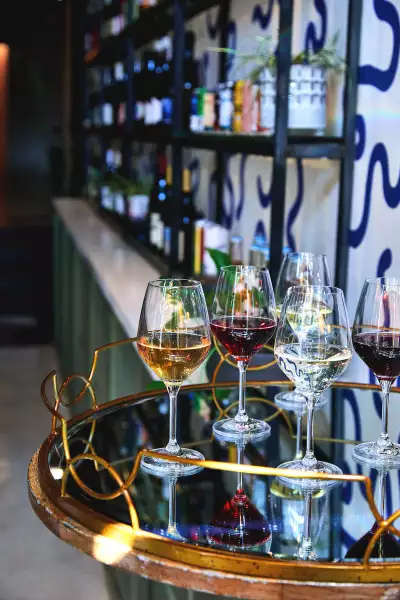 Ricky + Olivia | The wine bar serves only wine from Ontario, both by the glass and at their bottle shop