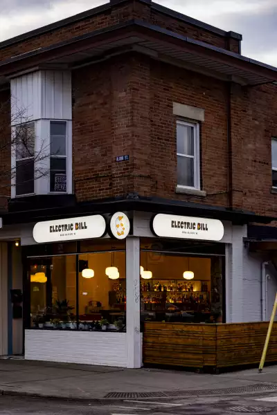 The best bars in Toronto | The exterior of Electric Bill on Bloor St. W.
