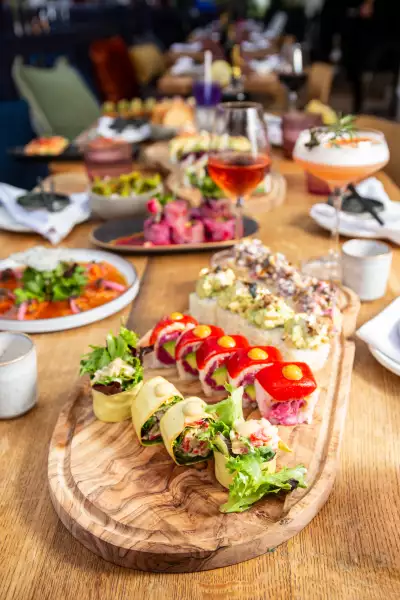 New restaurants Toronto | An assortment of vegan sushi at Sushi Momo