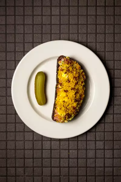 Linnys' | Chicken liver mousse at Linny's Toronto