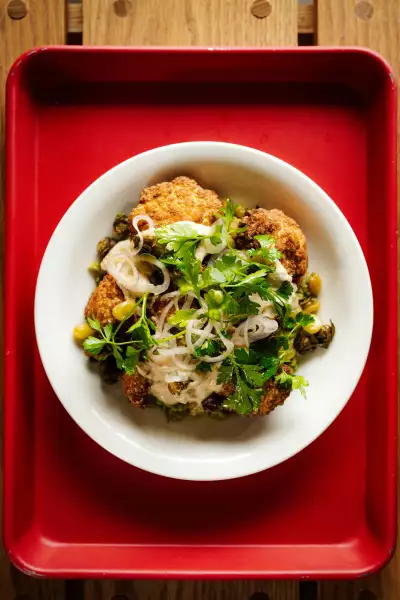Fat Rabbit: A dish on a tray at Fat Rabbit in St. Catherines