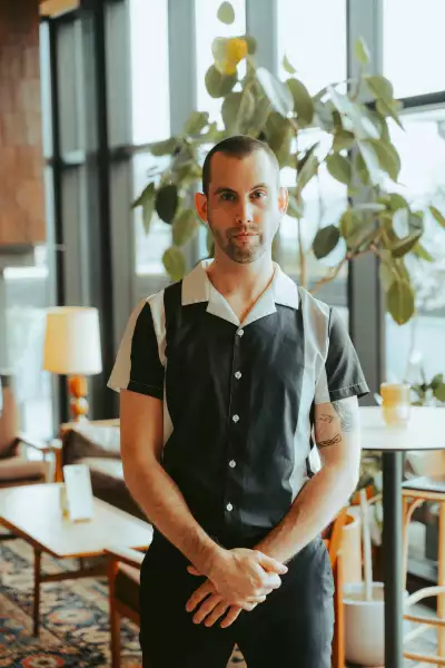 The Ace Hotel bar manager Aaron Hatchell