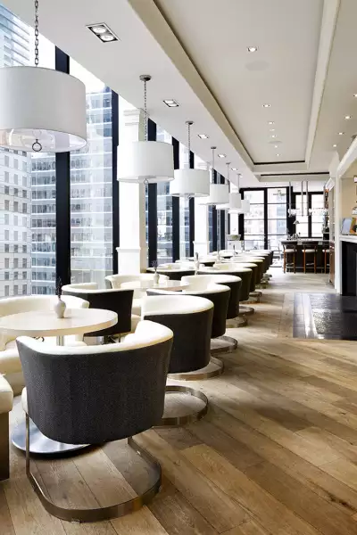 Romantic restaurants in Toronto | Seating inside The Chase