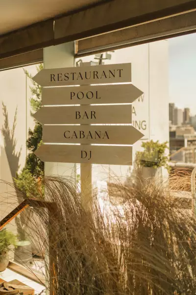 Where to watch the FIFA World Cup in Toronto | Signage at Harriet's Summer House by Casamigos