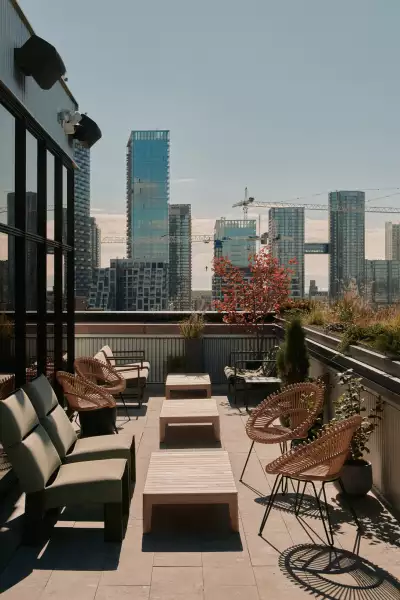 Best patios in Toronto | Evangeline's patio on Ace Hotel's rooftop