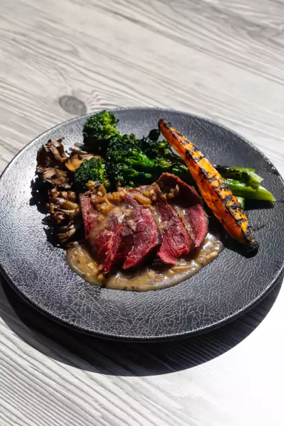 Summerlicious Toronto | A beef dish on the menu at Minami for Summerlicious Toronto