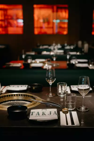 Takja BBQ | The dining table setup at Takja BBQ