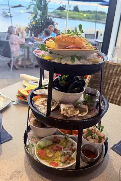 Friday Harbour's Lake Club Restaurant | sea food tower