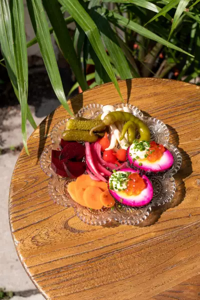 Pickle plate at Bar Mini