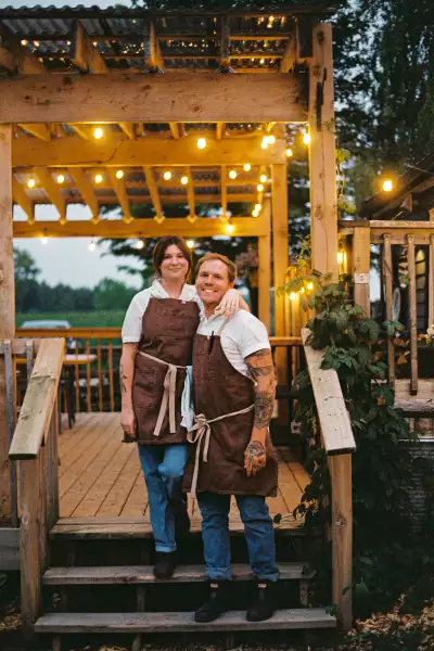 Down Home's co-founders Hannah Harradine Gray and Joel Gray