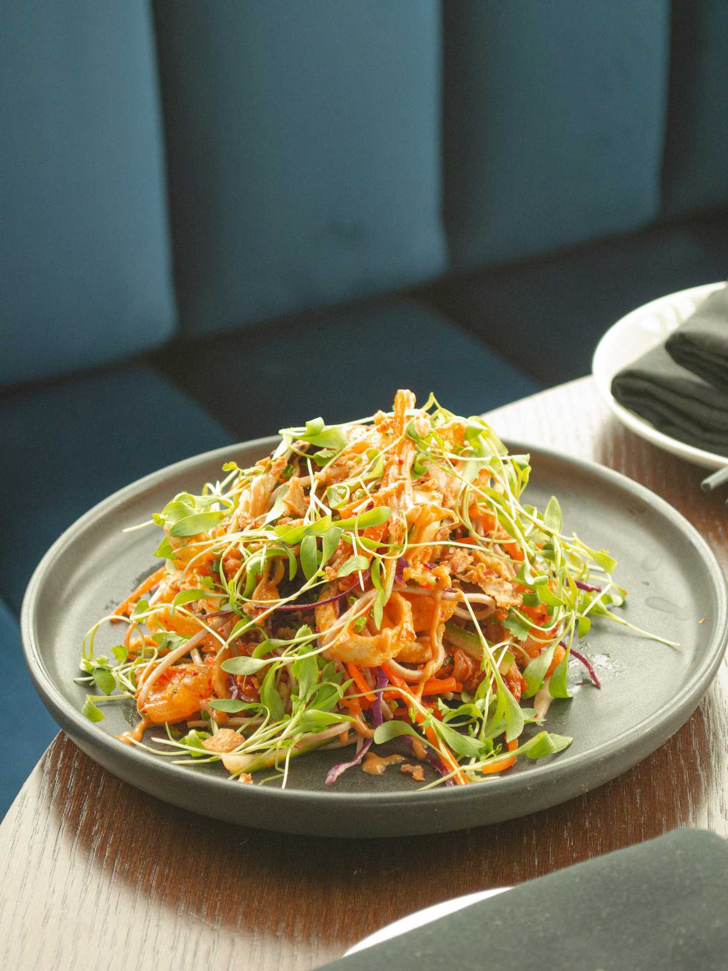 Valerie restaurant | Kimchi soba salad at Valerie in Hotel X Toronto Valerie restaurant | Kimchi soba salad at Valerie in Hotel X Toronto