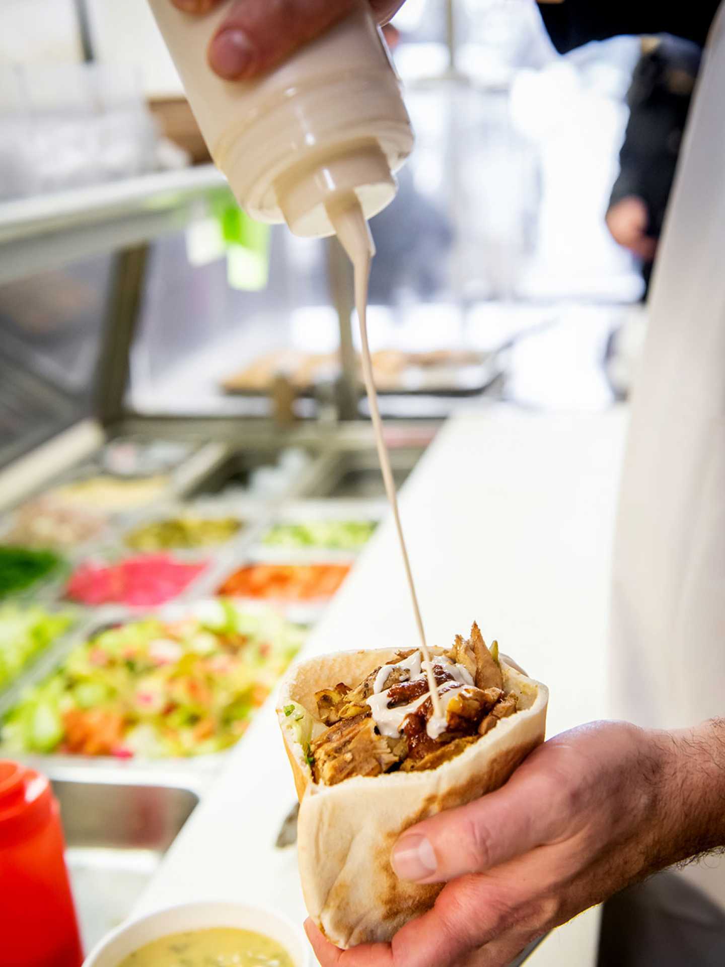 Best Scarborough restaurants | Garlic sauce at Shawarma Empire Best Scarborough restaurants | Garlic sauce at Shawarma Empire