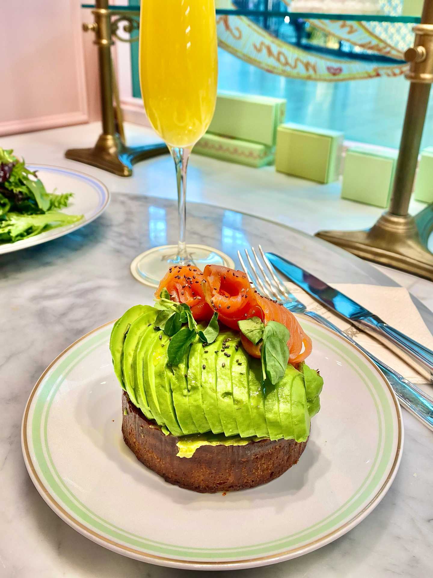 Ladurée Yorkdale, Toronto | Avocado toast for brunch at Ladurée