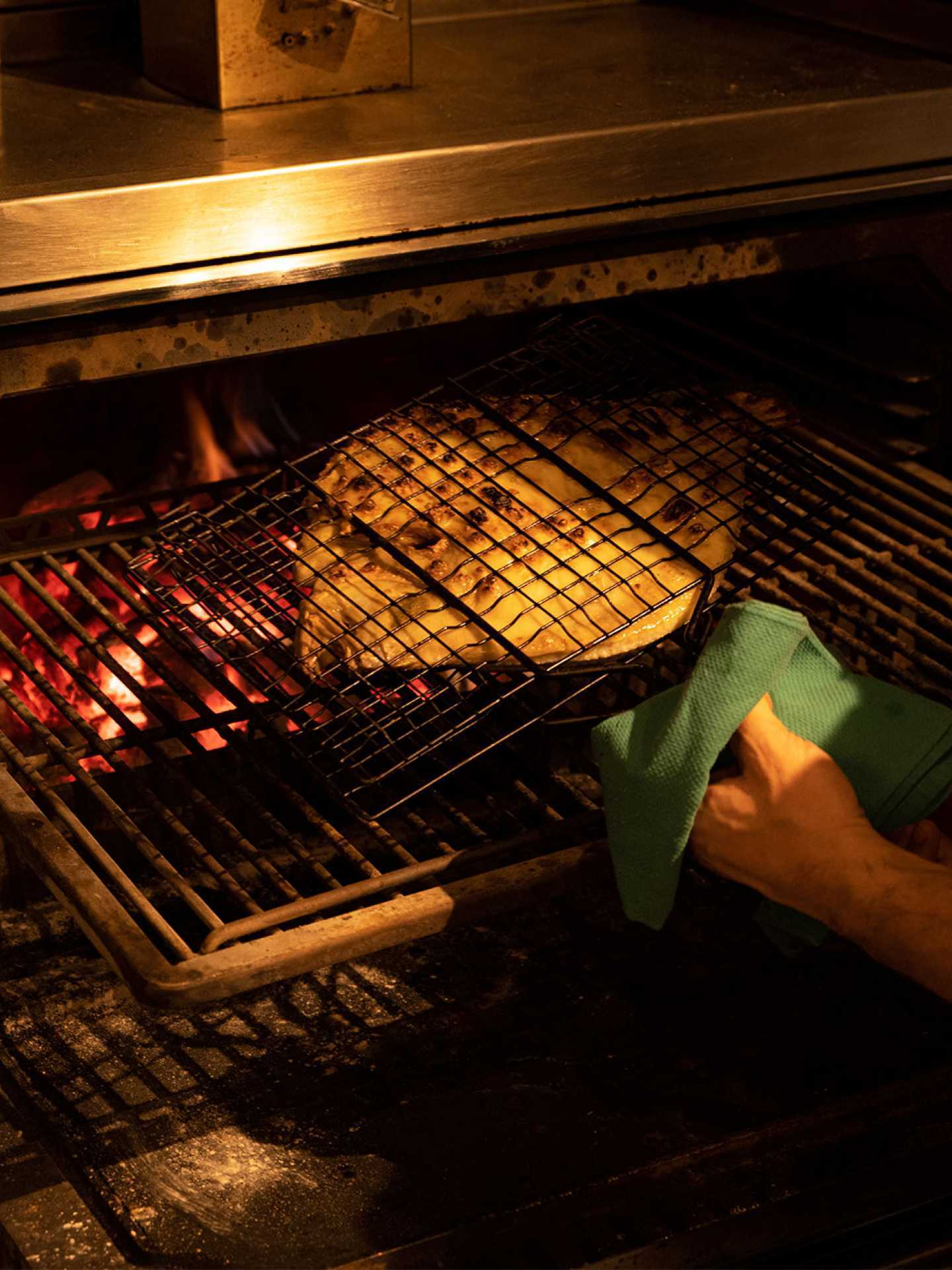 Charcoal grilled turbot at Casa Paco Charcoal grilled turbot at Casa Paco