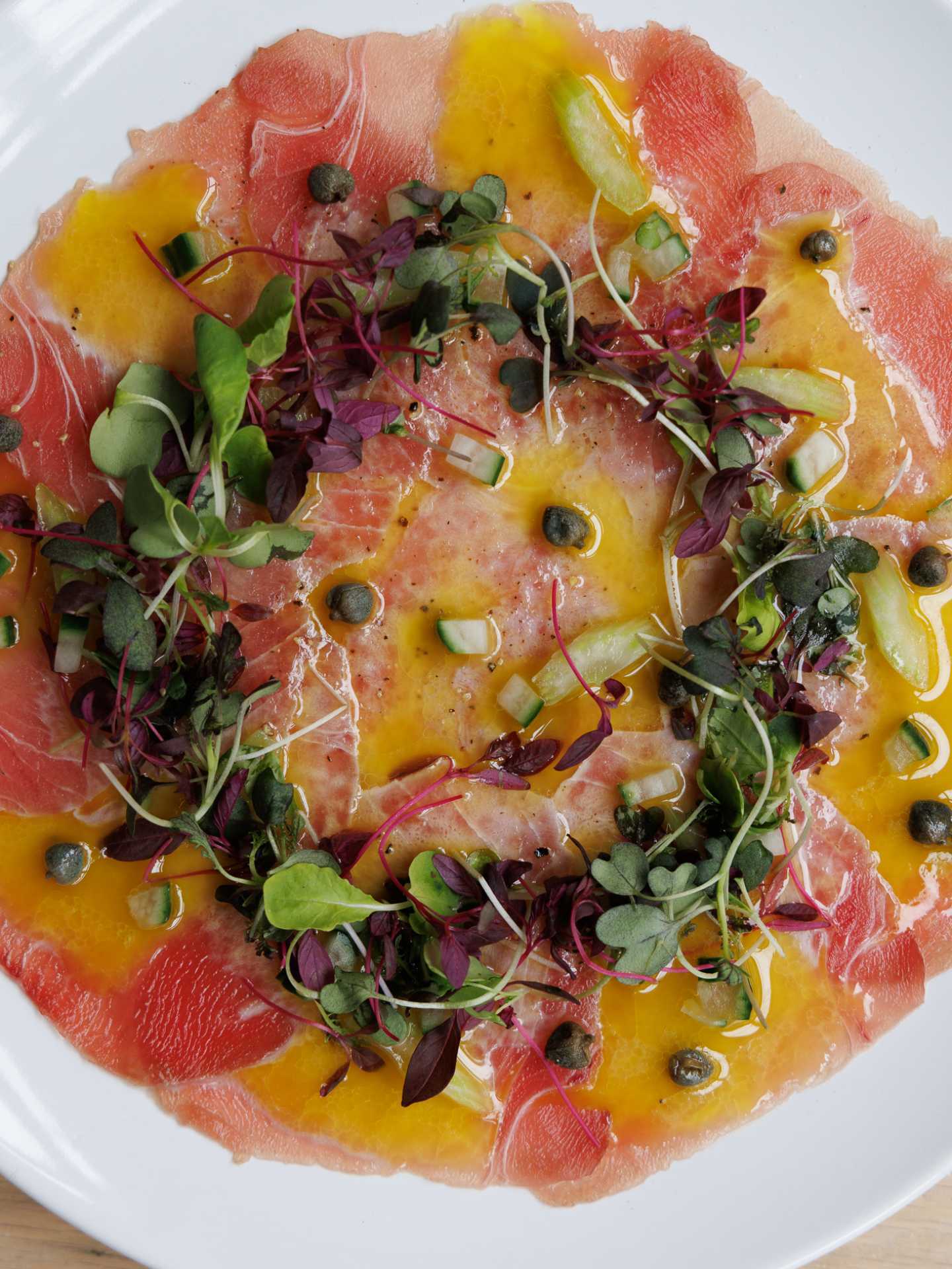 Ardo Restaurant Toronto | Tuna carpaccio Ardo Restaurant Toronto | Tuna carpaccio