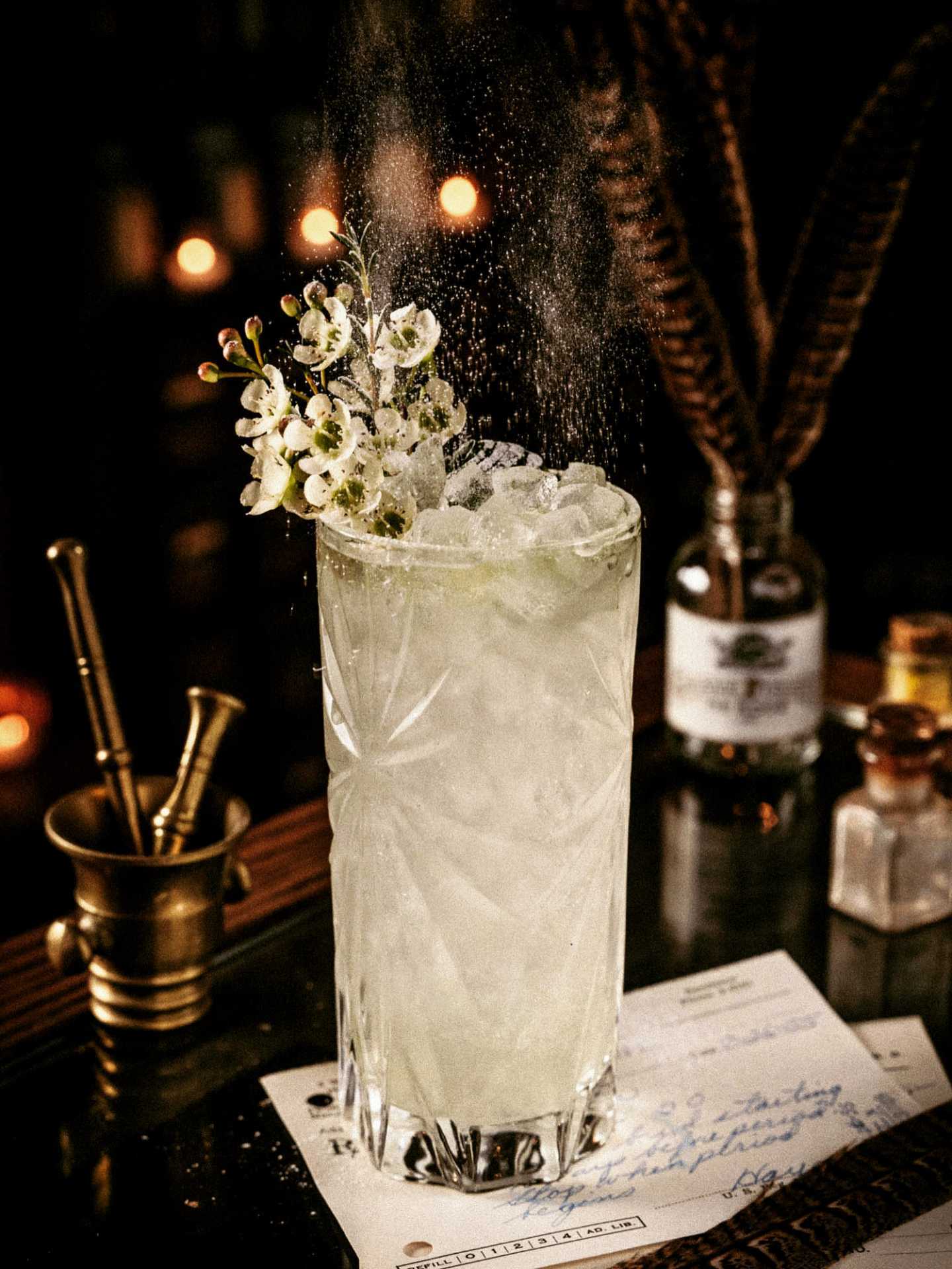 The Champagne & Absinthe cocktail at Prequel & Co. Apothecary on Queen West in Toronto The Champagne & Absinthe cocktail at Prequel & Co. Apothecary on Queen West in Toronto