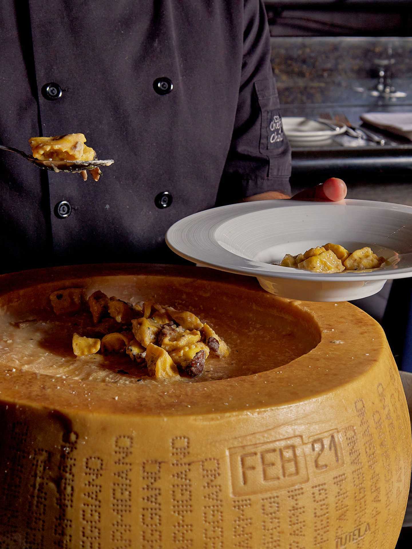 Via Allegro Ristorante | Serving the short rib agnolotti at Via Allegro Via Allegro Ristorante | Serving the short rib agnolotti at Via Allegro
