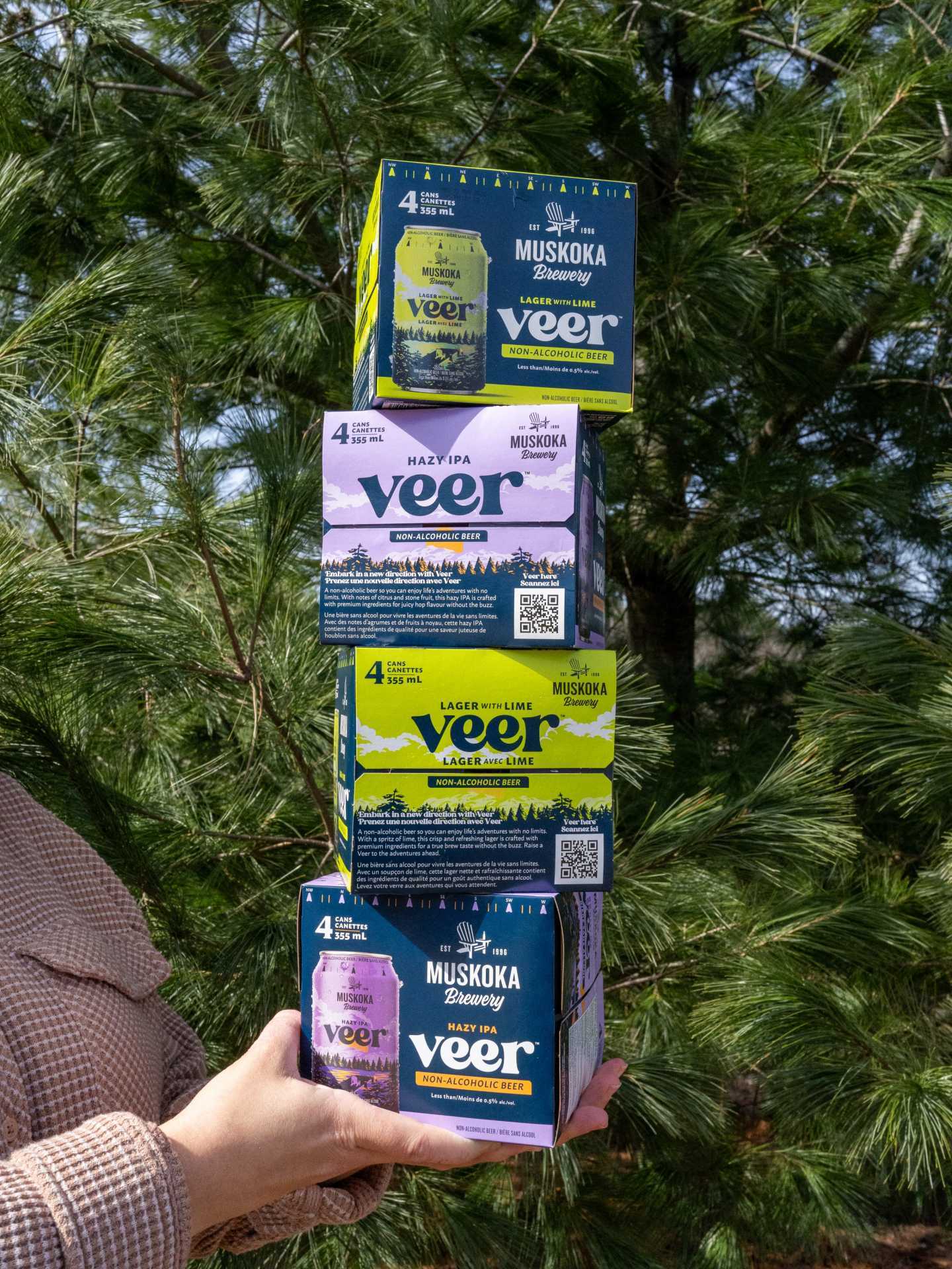 Cases of Muskoka Brewery Veer