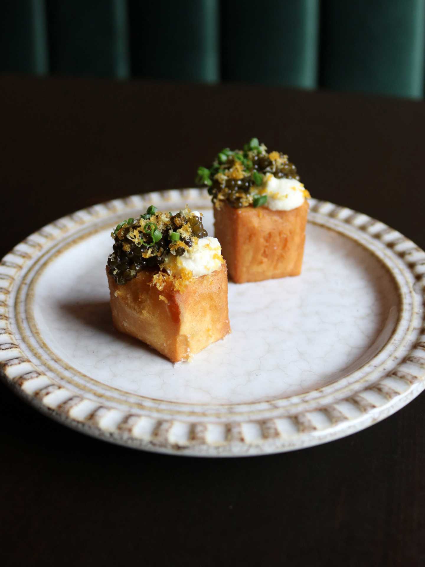 A dish at Azura on the Danforth