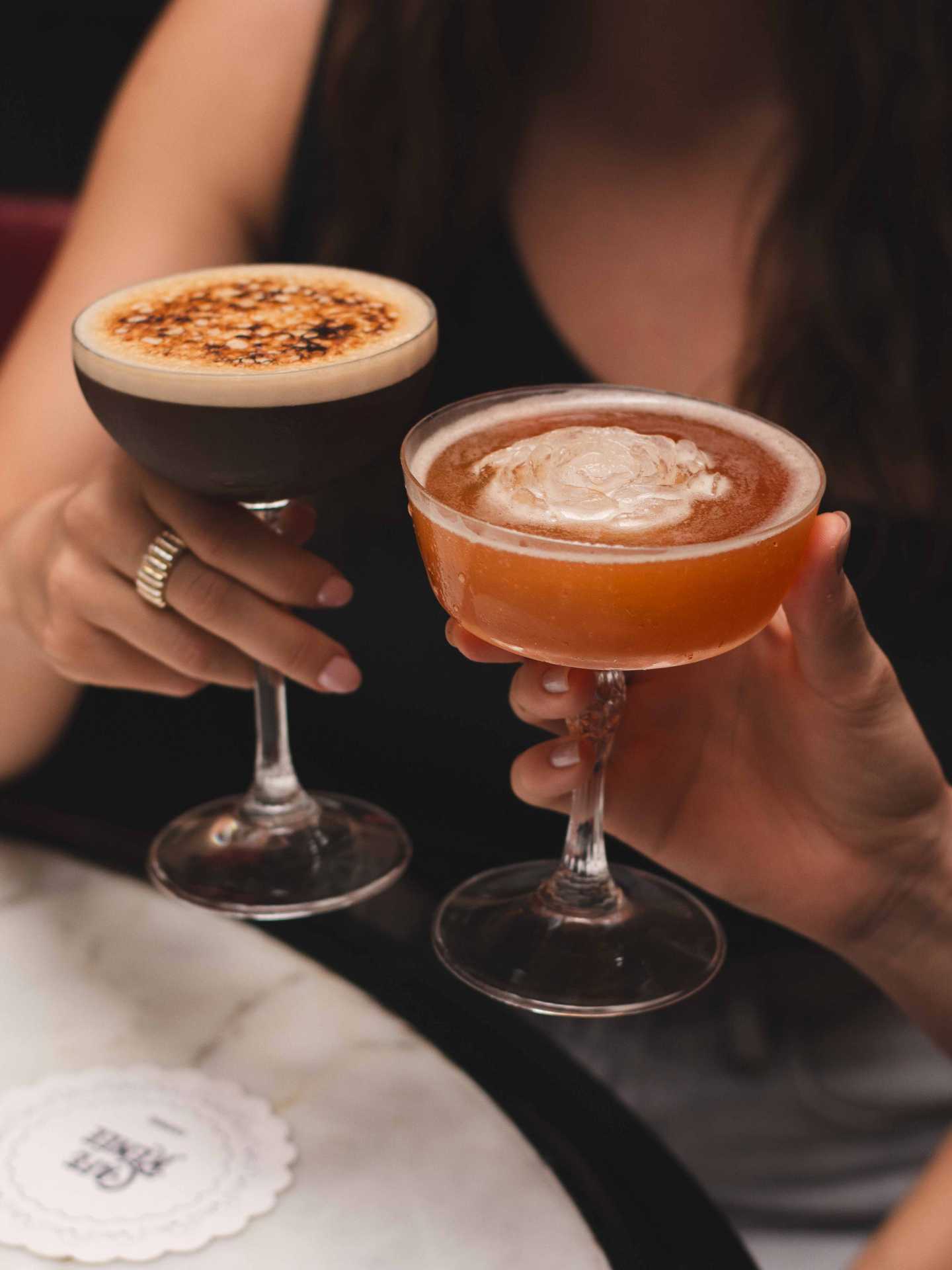 The best downtown Toronto restaurants | Two cocktails at Cafe Renée