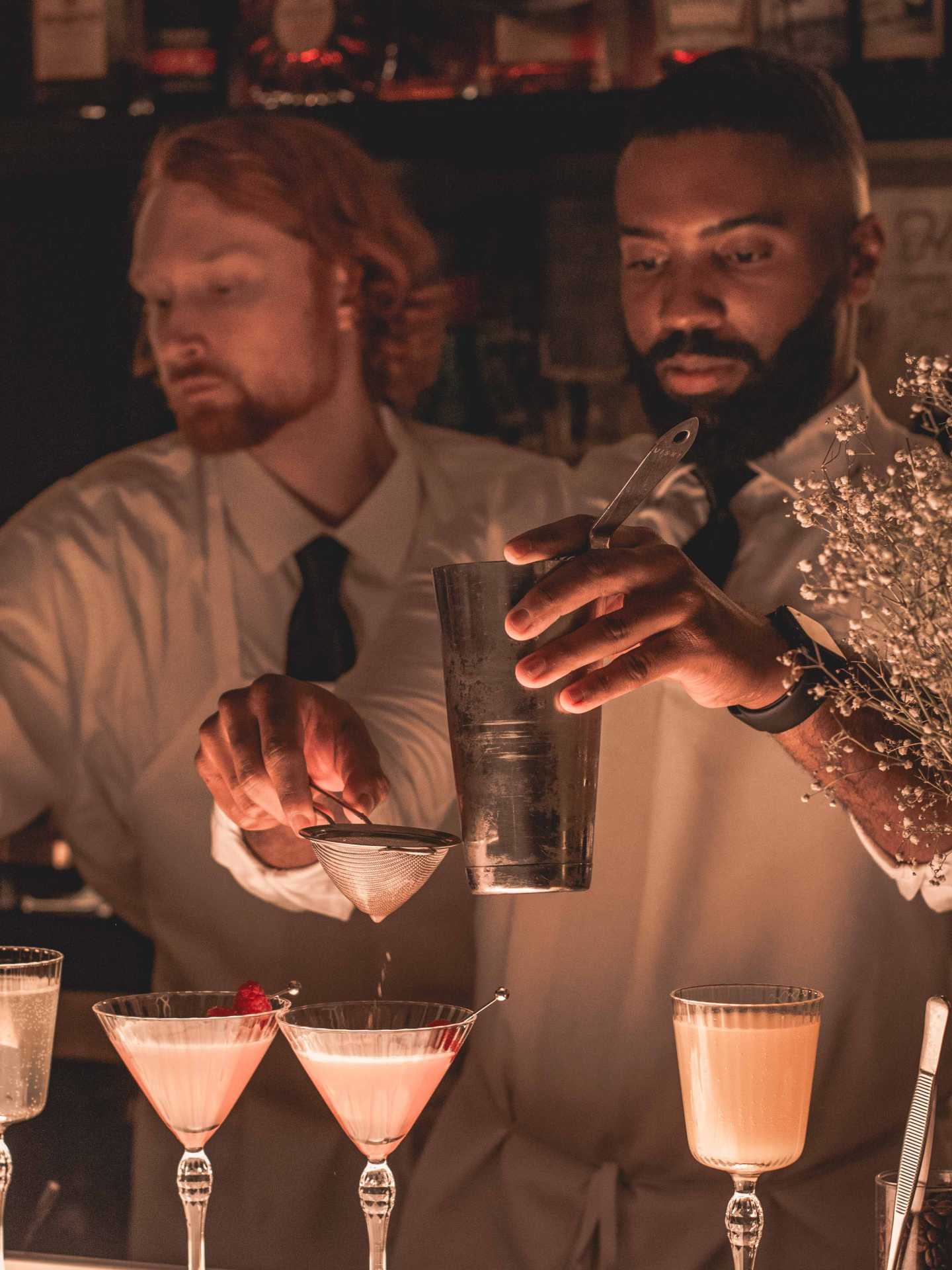 The best downtown Toronto restaurants | Bartenders mixing drinks at Cafe Renée