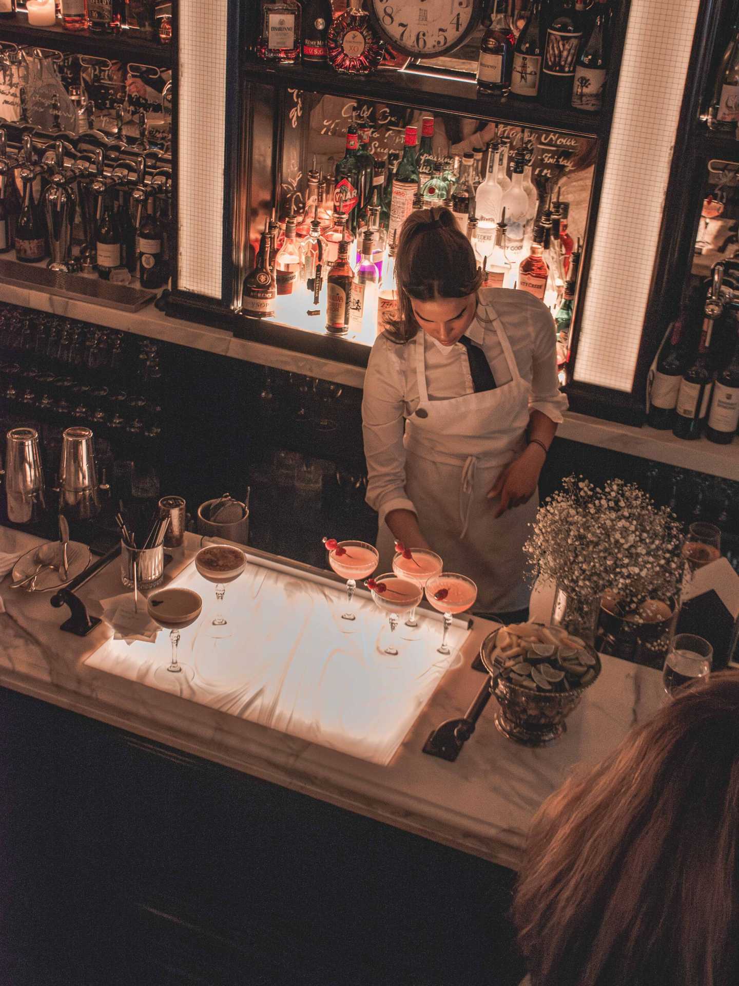 The best downtown Toronto restaurants | Bartenders serving cocktails at Cafe Renée