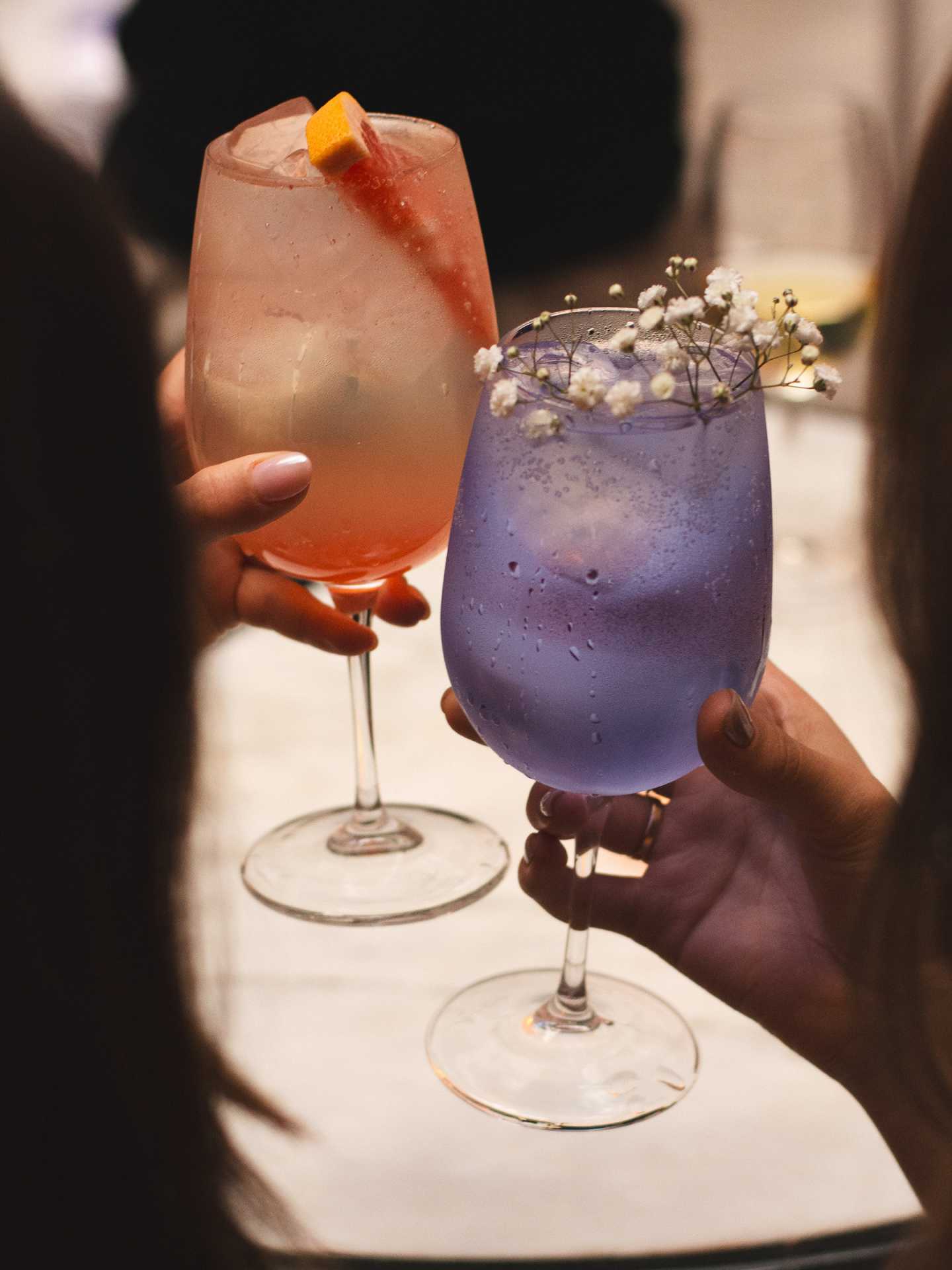 Best new Toronto restaurants | Two pretty cocktails at Cafe Renee in Toronto