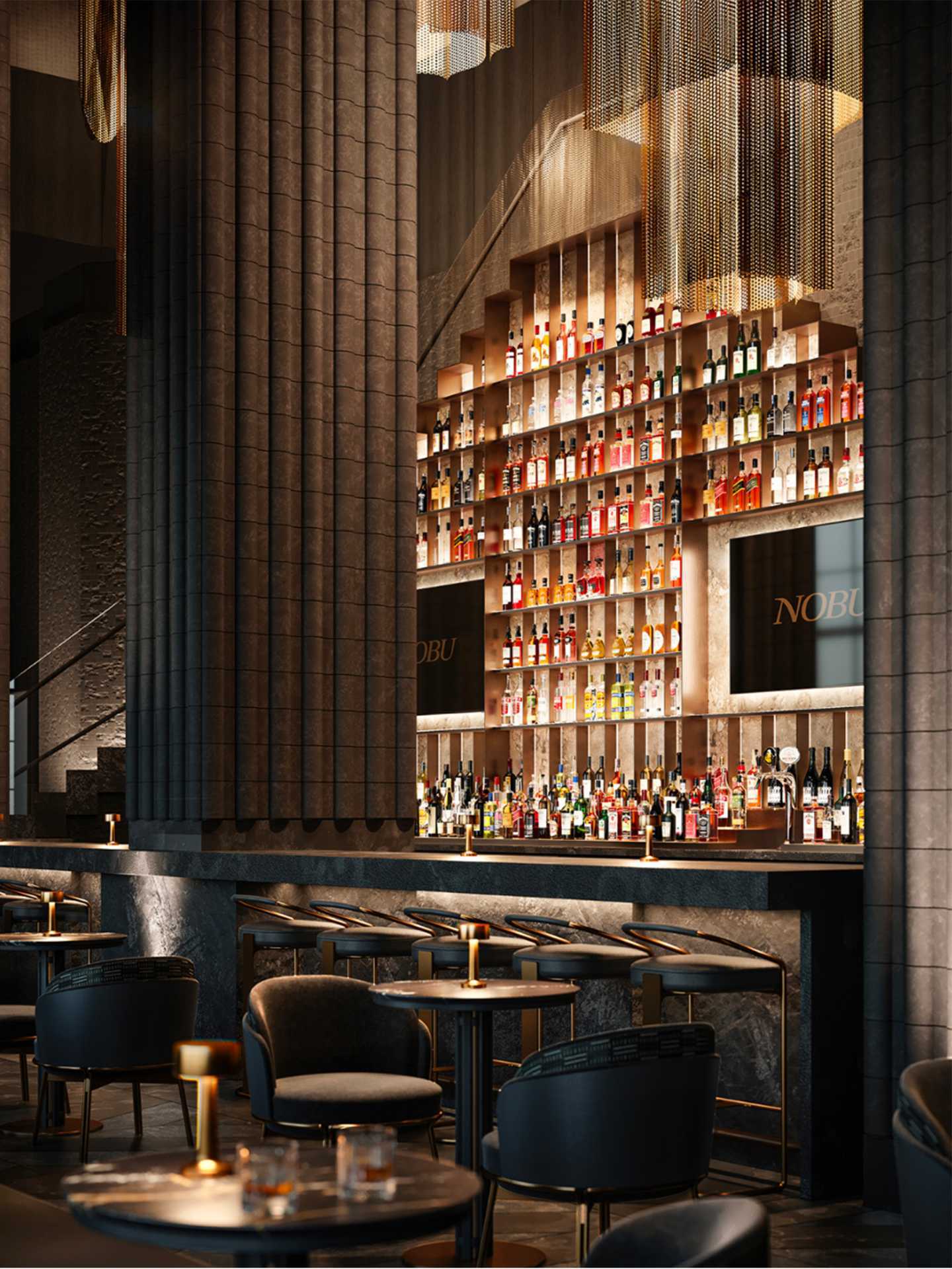 Best new Toronto restaurants | The glamorous bar at Nobu