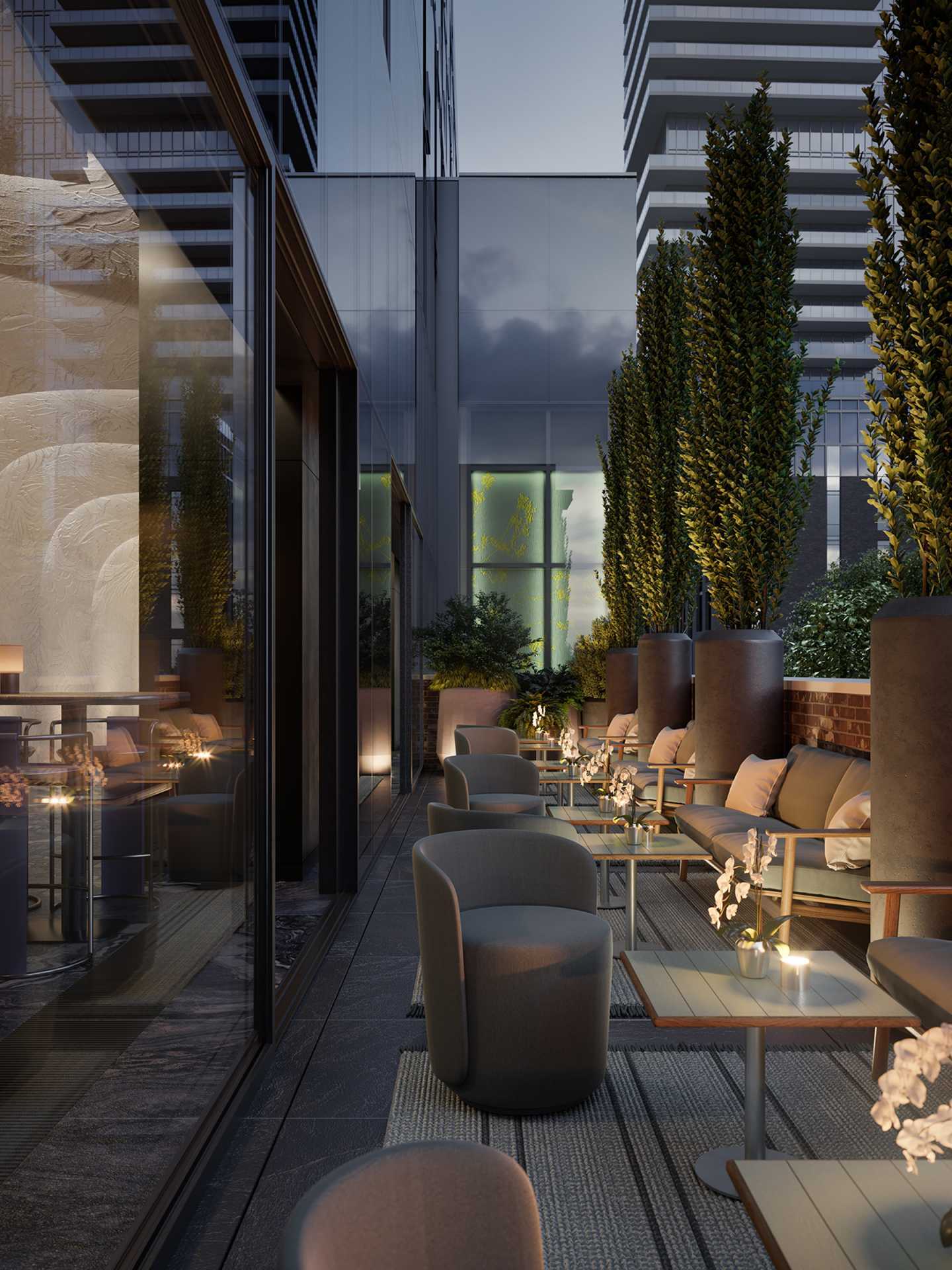 Best new Toronto restaurants | The outdoor terrace at Nobu