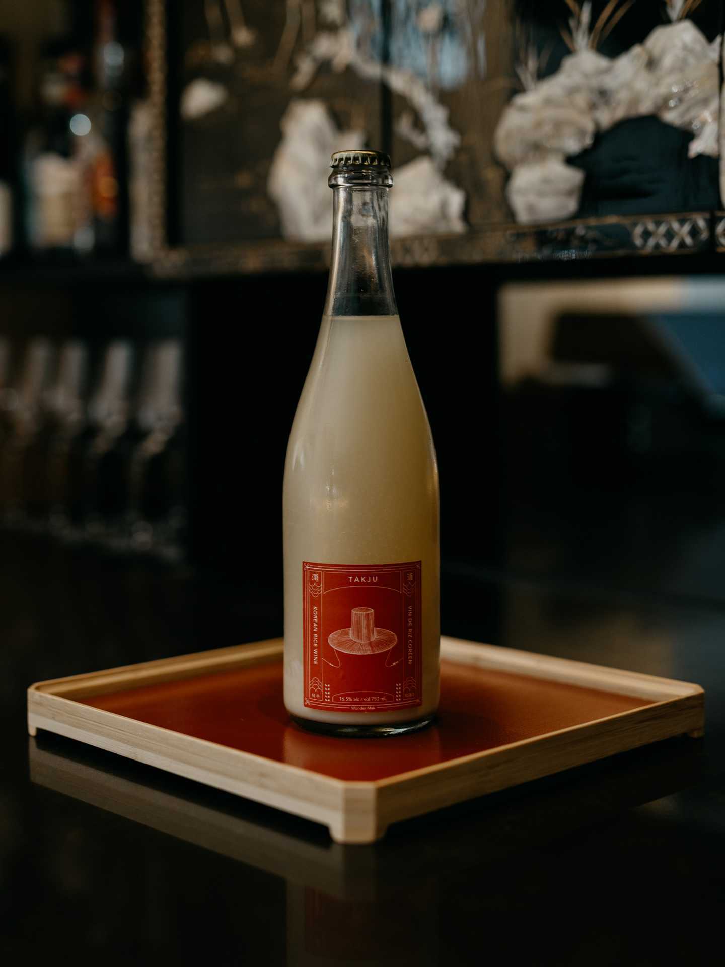 Best new Toronto restaurants | A bottle of sake at Takja BBQ House