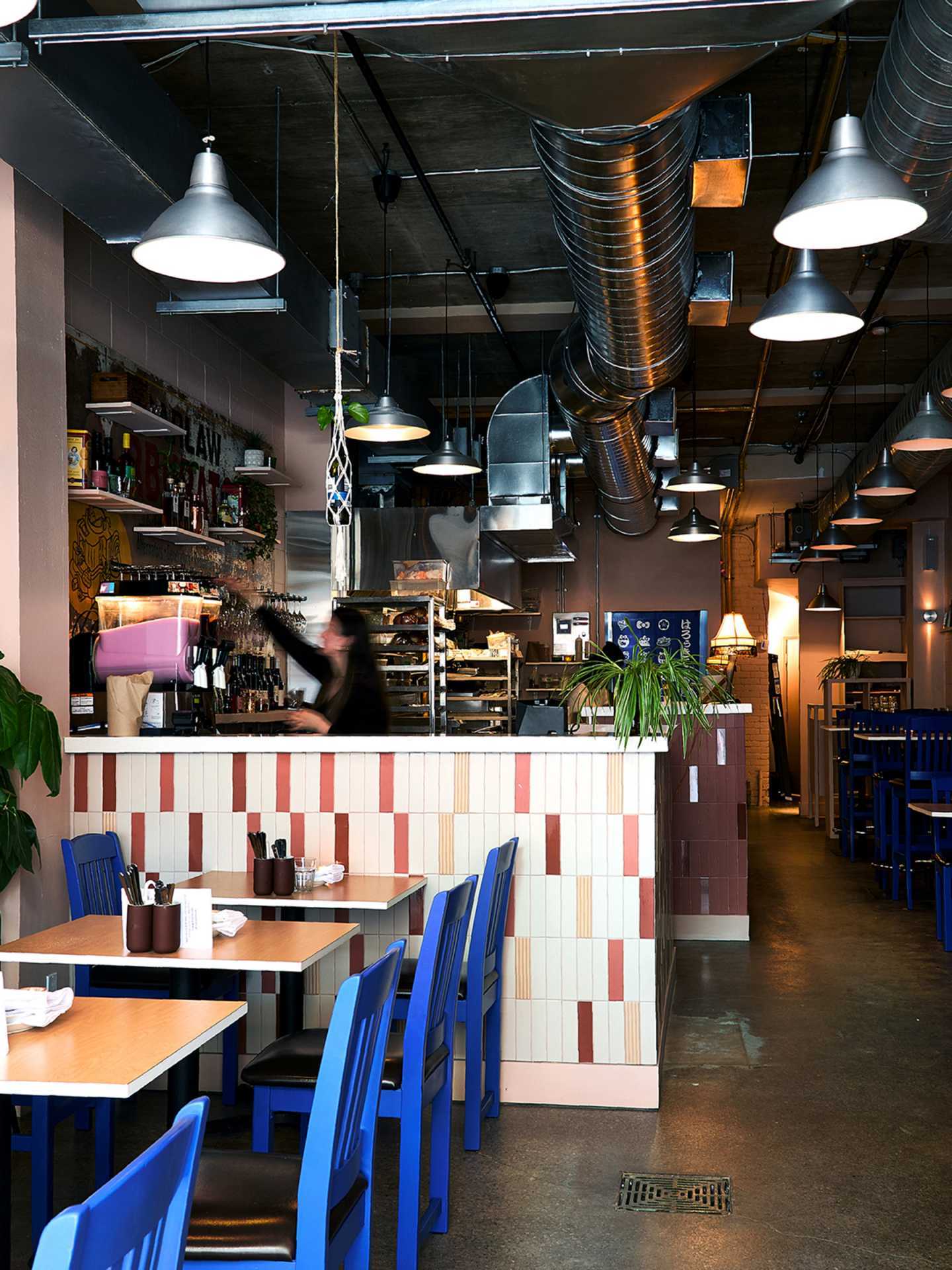 Best new restaurants in Toronto | The dining room at Ricky + Olivia, where chef Ricky Casipe serves nostalgic dishes